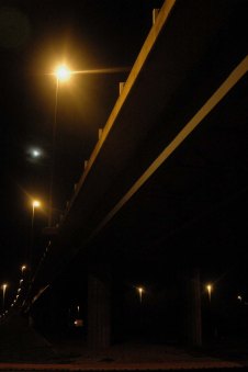 helens shot of bridge last night